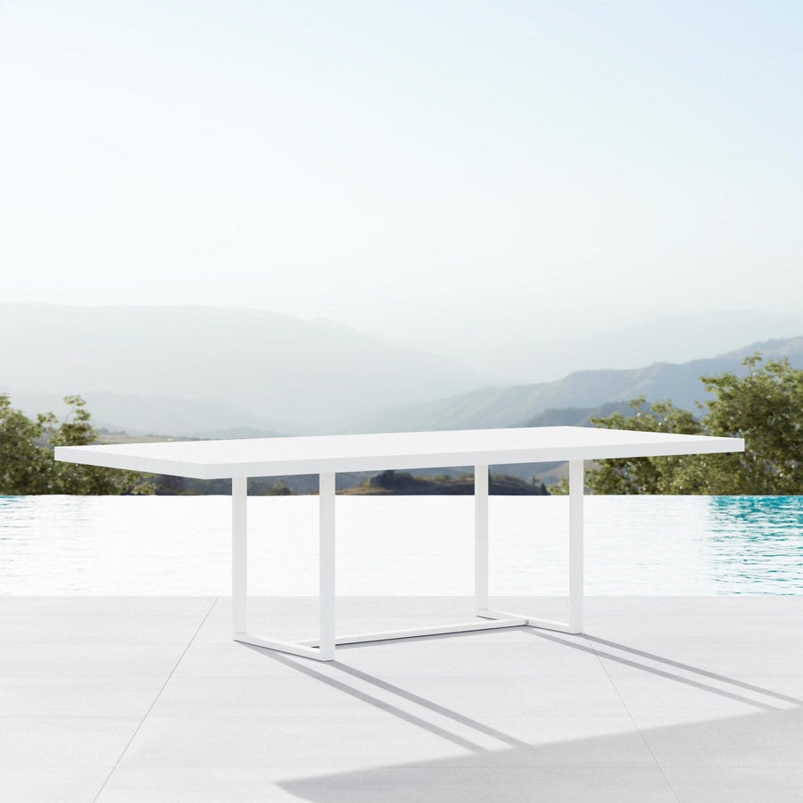 Pavia 96" Dining Table - White by Azurro Living