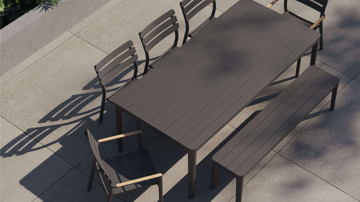 Aluminum Outdoor Dining Set By Outer