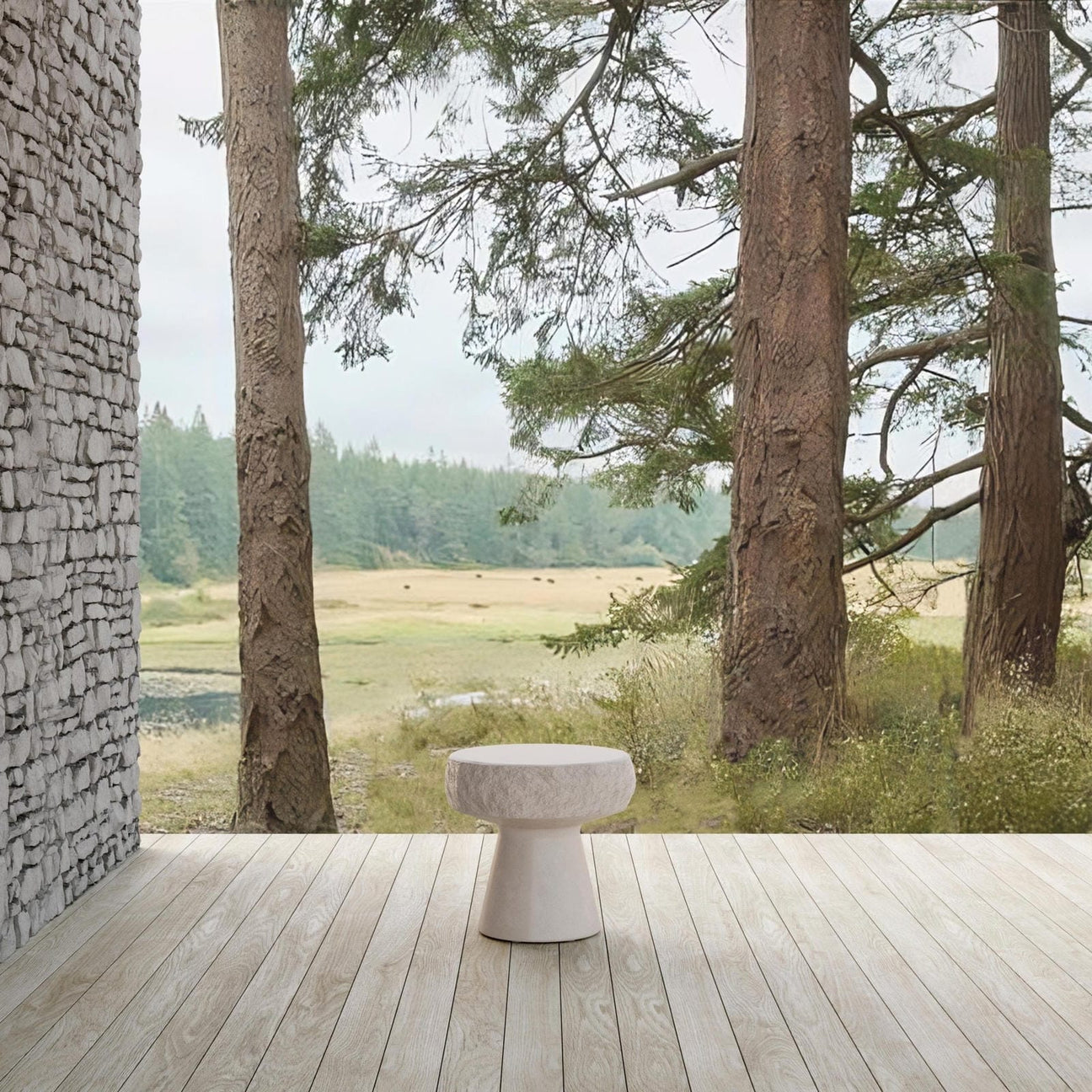 Pensacola Side Table - Oat by Azurro Living