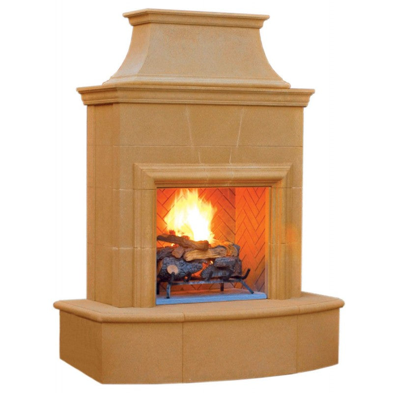 Petite Cordova Outdoor Gas Fireplace by American Fyre Designs