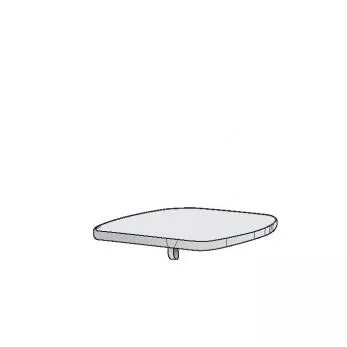 Seat Pad for Montara Stacking Dining Chair and Bar Stool by Tropitone