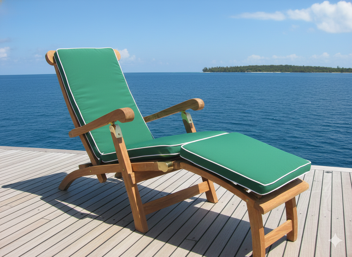 Classic Teak Steamer Chair Cushion