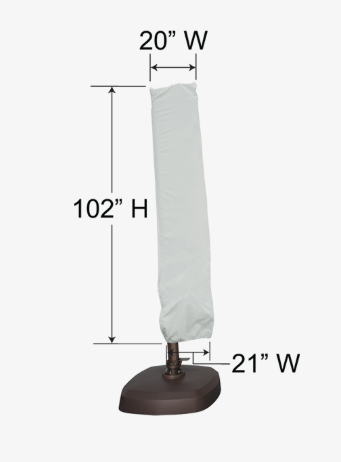 AG25T Cantilever Style Protective Cover By Treasure Garden