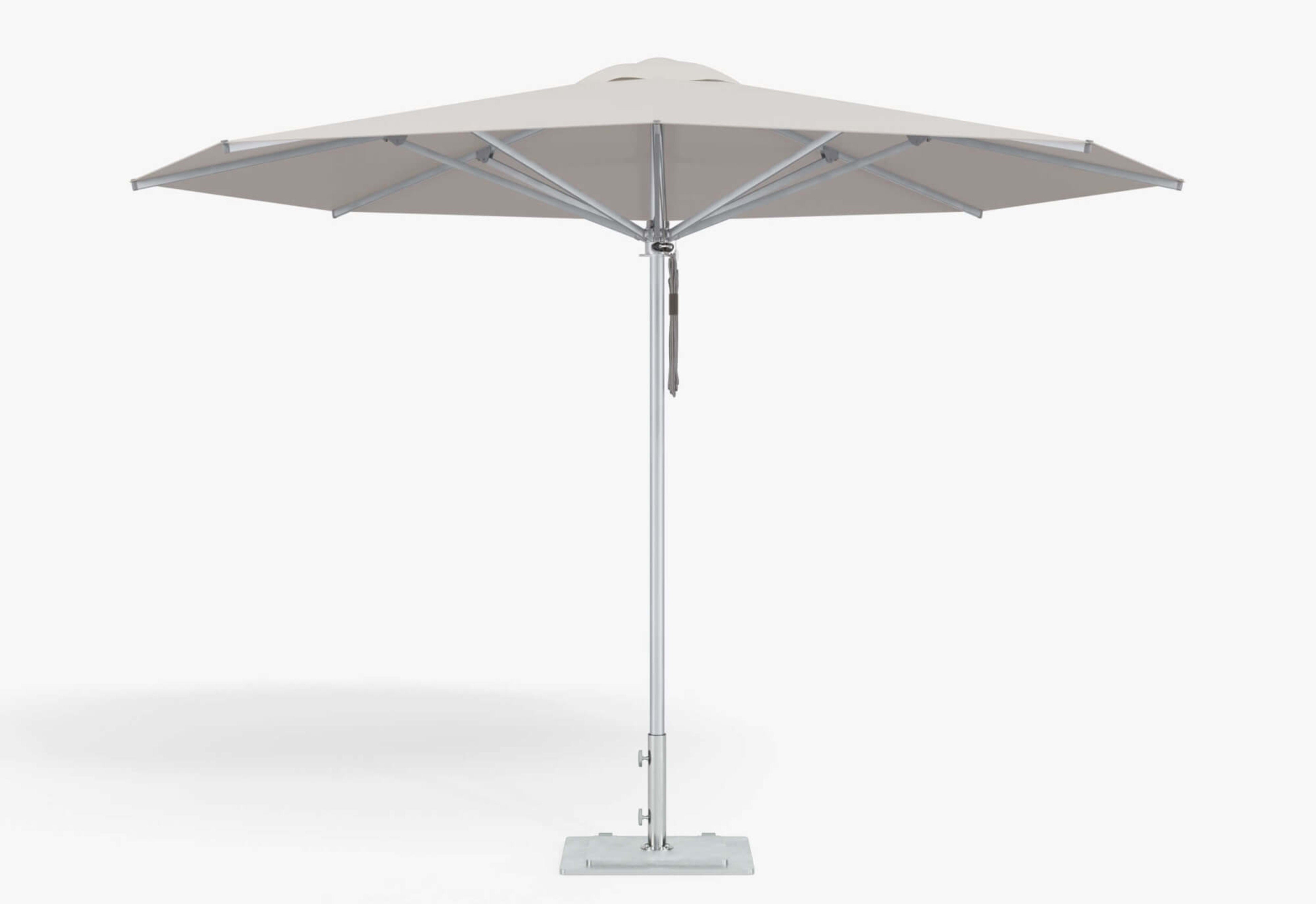 round Marine-Grade Aluminum Outdoor Umbrella