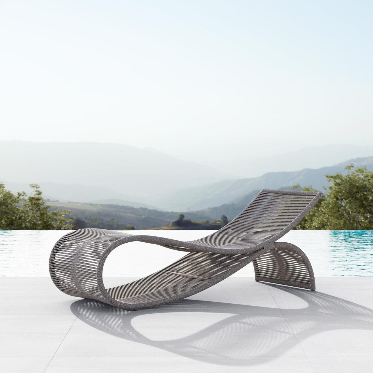 Wave Chaise Lounge - Morel by Azurro Living