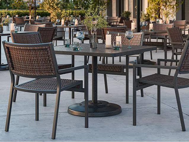 Cabana Club Woven 30" Stationary Bar Stool by Tropitone