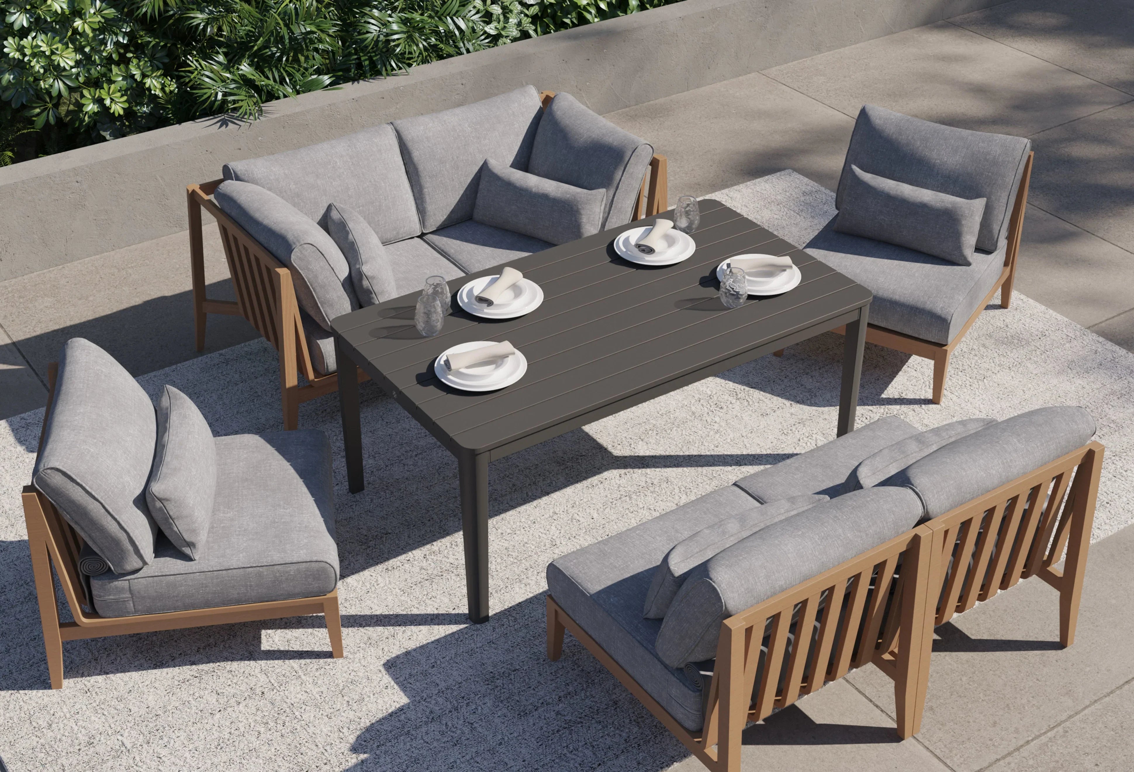Outer Teak Set