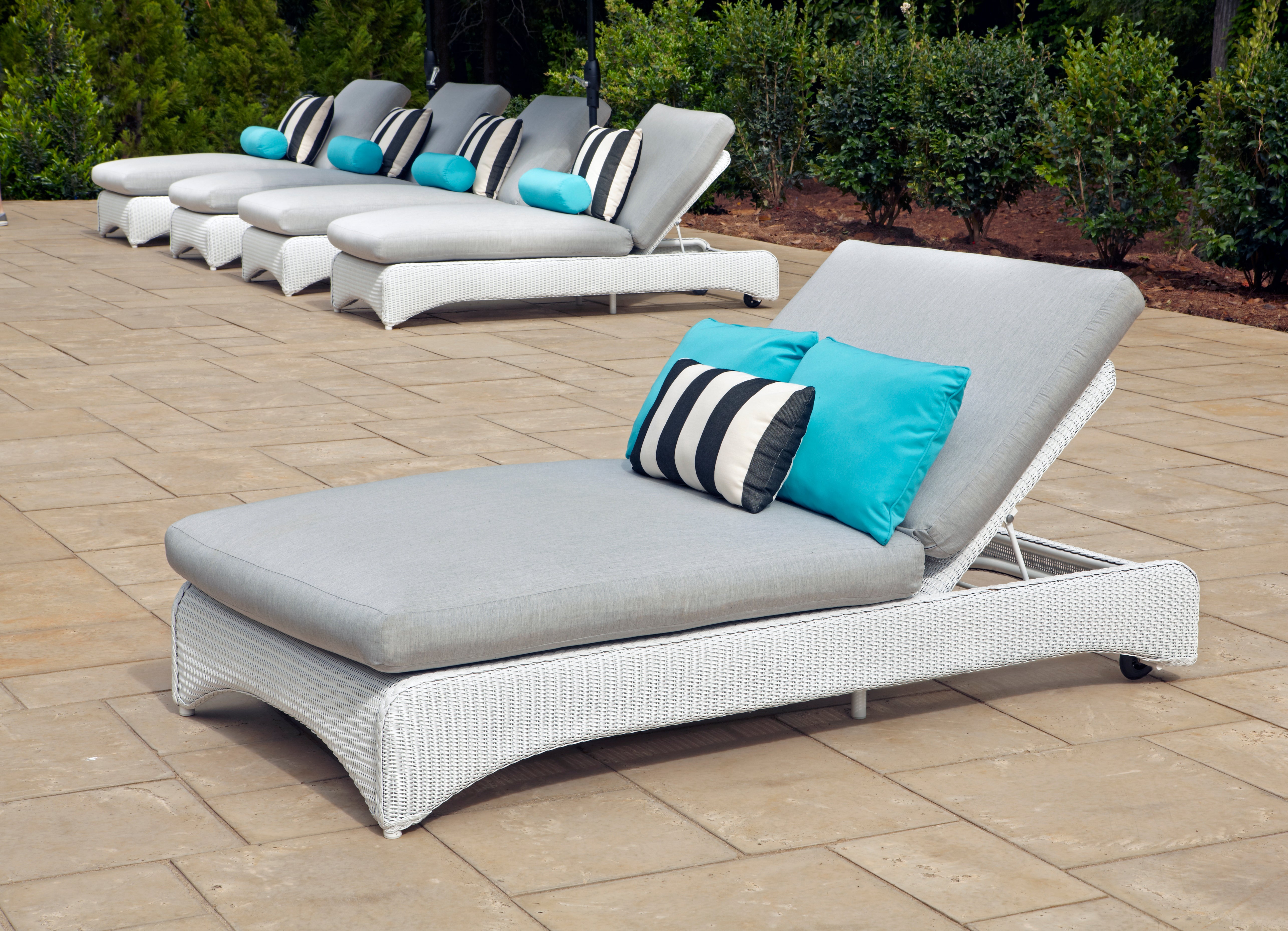 Universal Loom Double Chaise Replacement Cushion by Lloyd Flanders