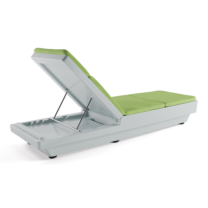 Curve Armless Adjustable Chaise Lounge with Pad by Tropitone