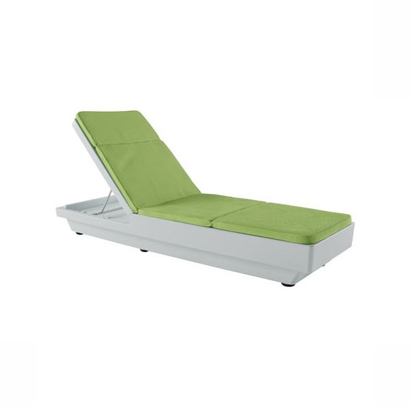 Curve Armless Adjustable Chaise Lounge with Pad by Tropitone