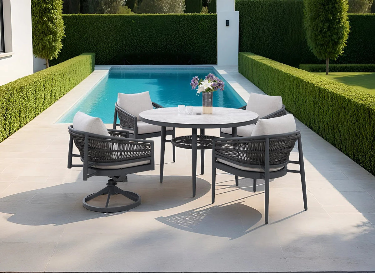 Bari 48" Round Dining Table by Patio Renaissance
