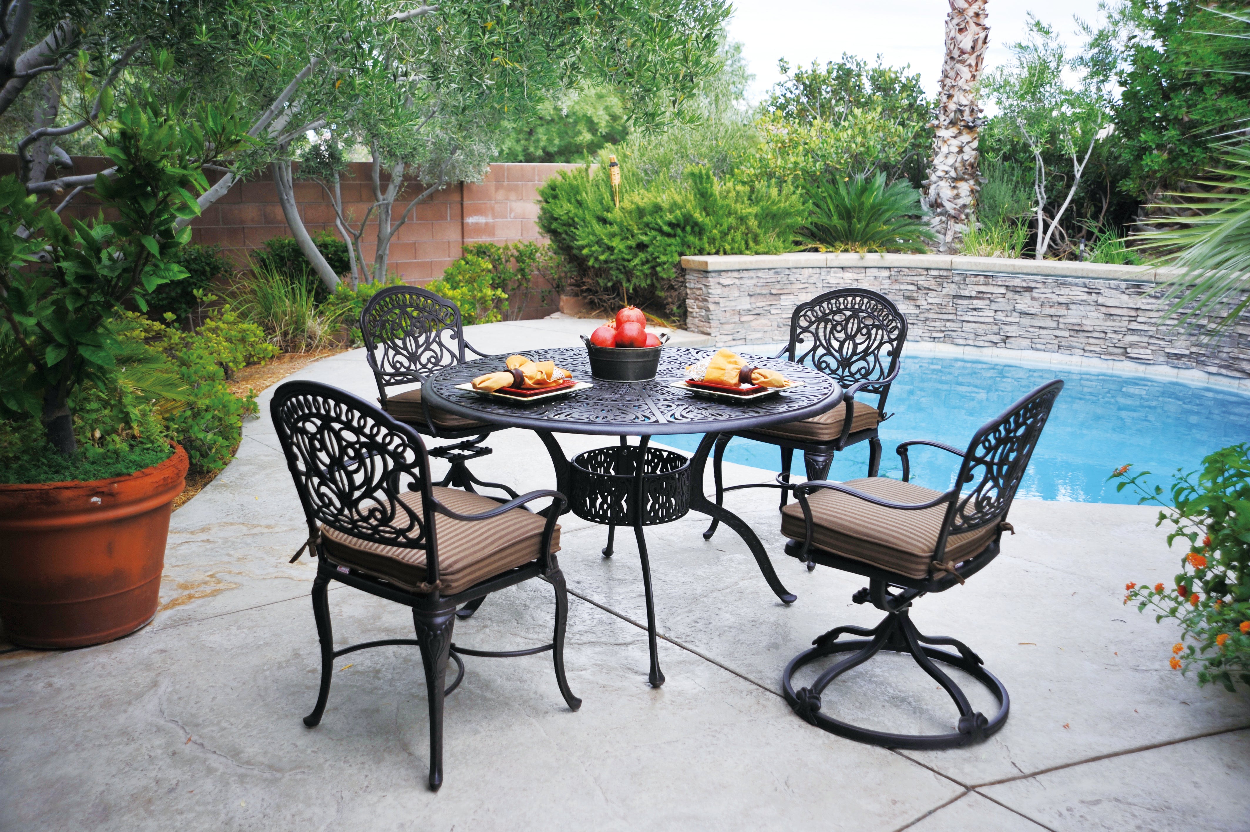 Tuscany Dining Swivel Rocker - Thumbnail 2