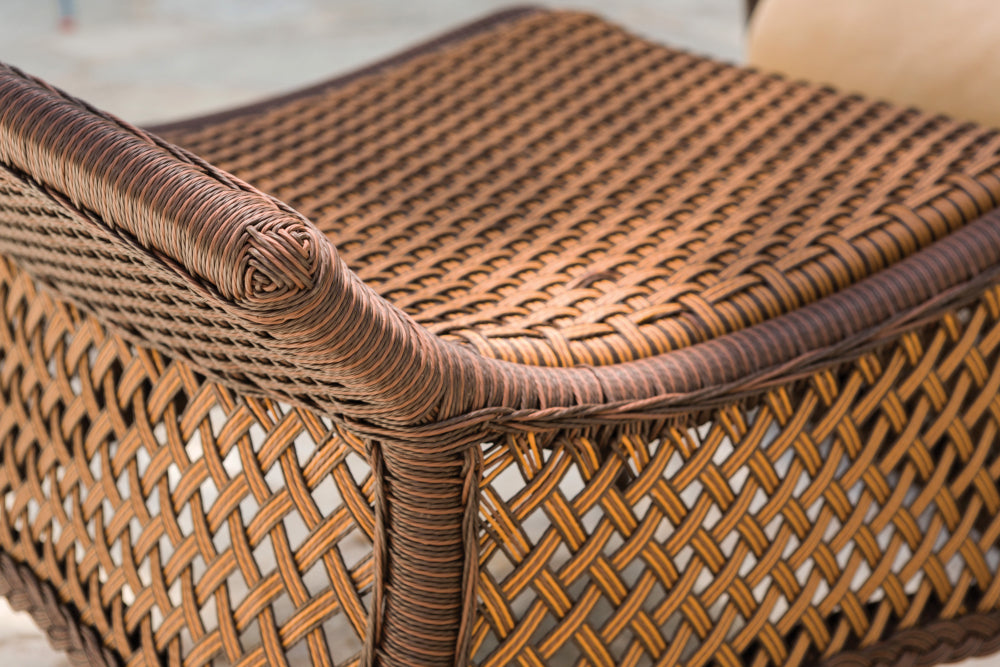 Grand Traverse Ottoman by Lloyd Flanders