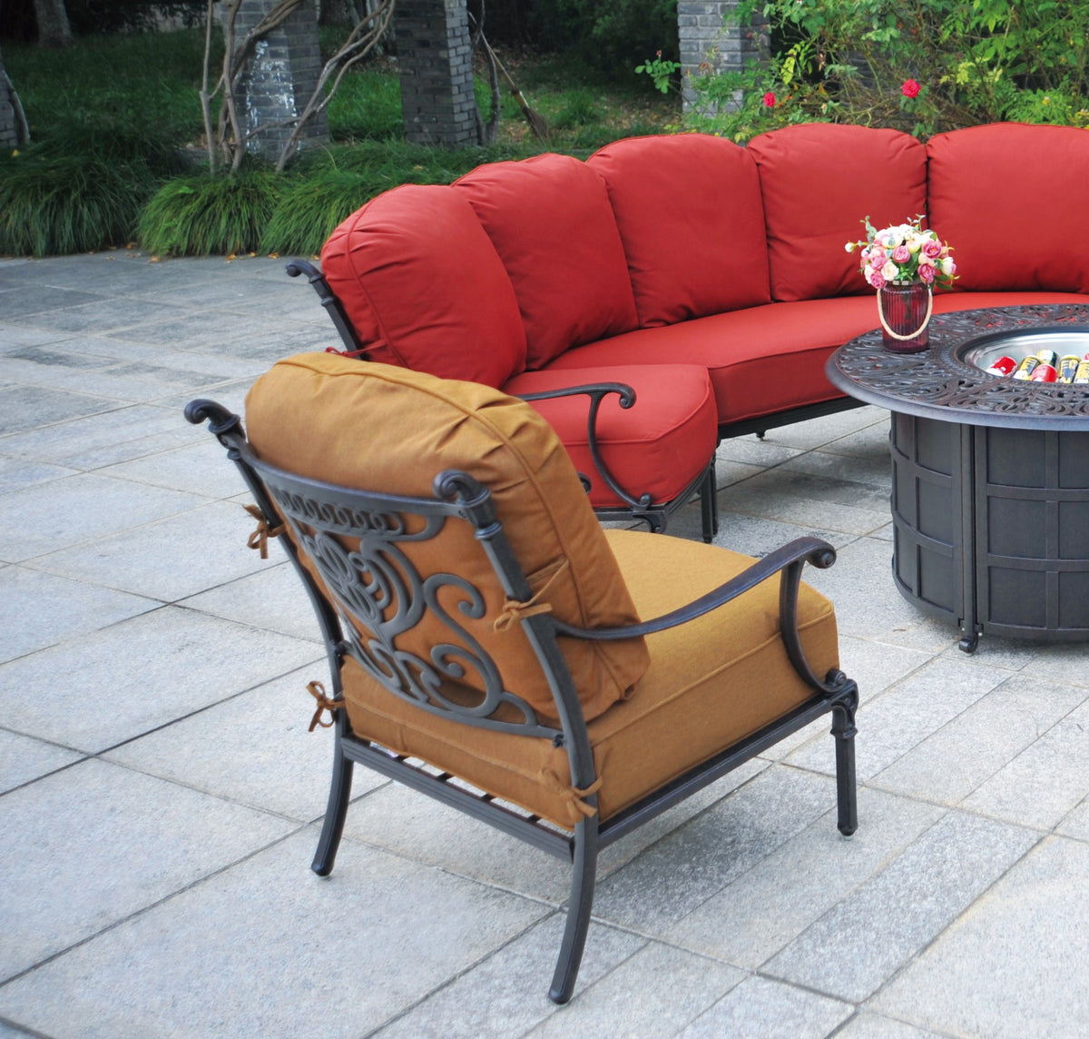 Grand Tuscany Club Chair with Cushion by Hanamint