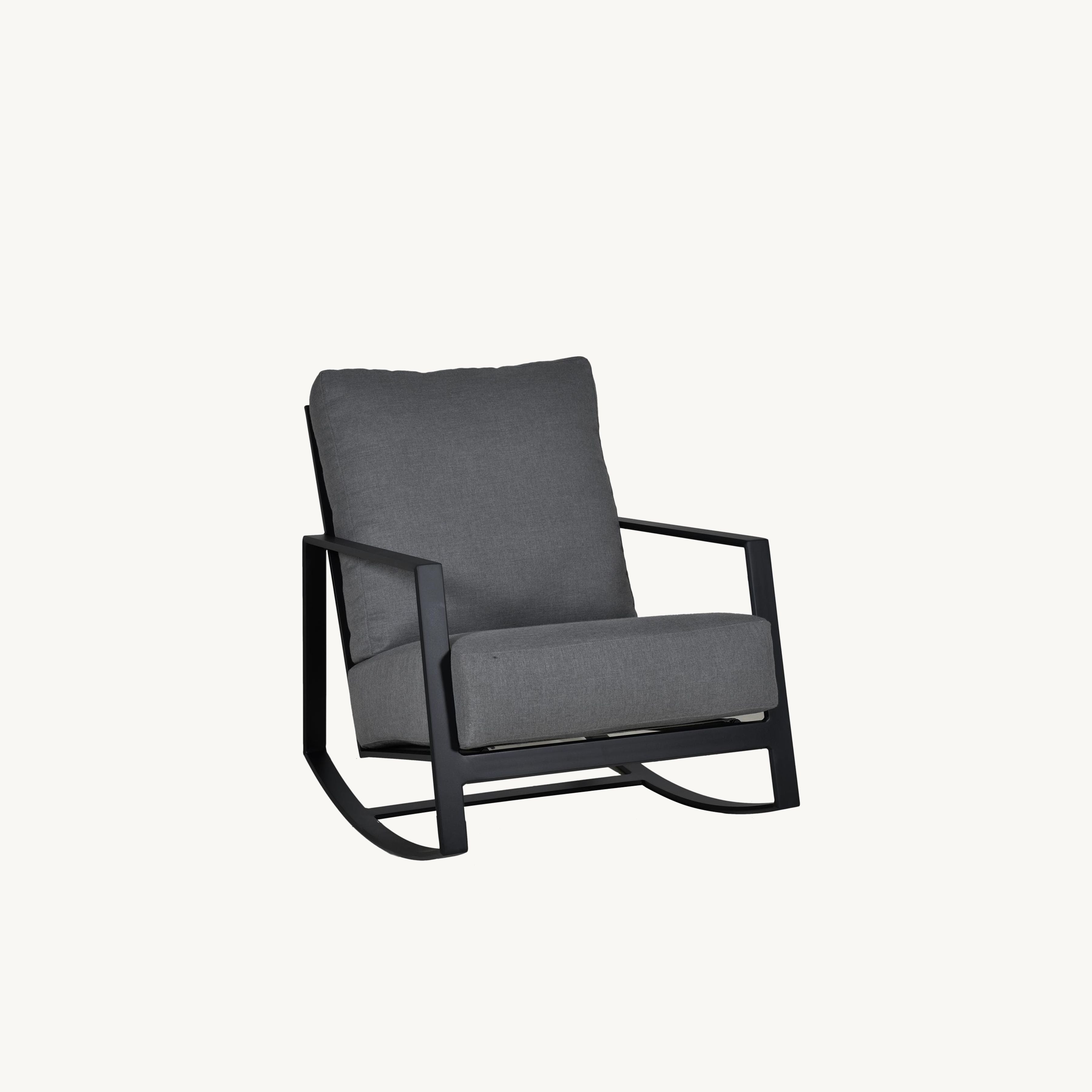 Prism Cushioned Lounge Rocking Chair By Castelle