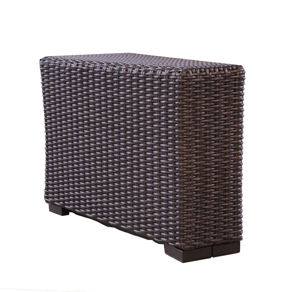 Lloyd Flanders Mesa Woven Vinyl Wedge Table - Thumbnail 5