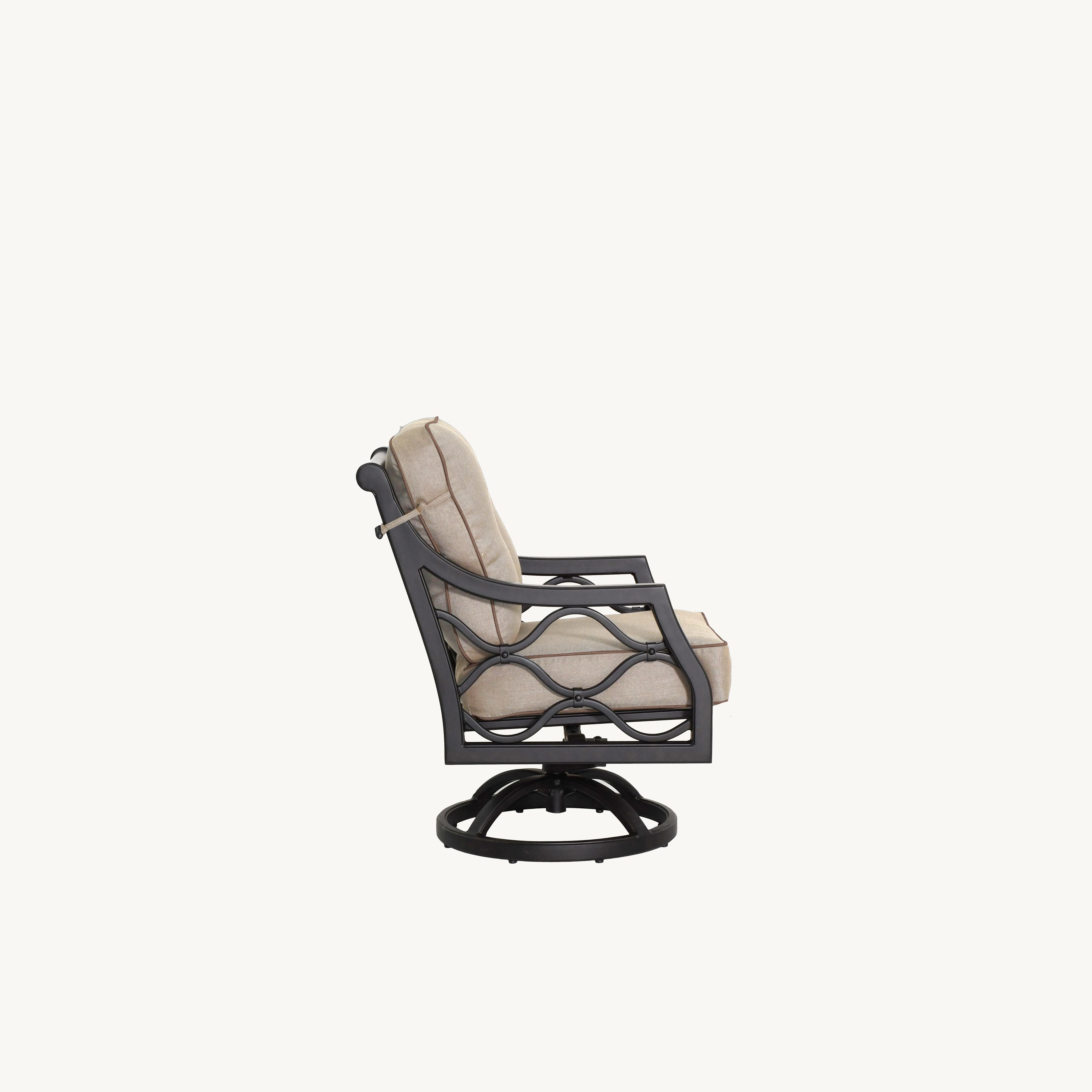 Villa Bianca Cushioned Swivel Rocker By Castelle