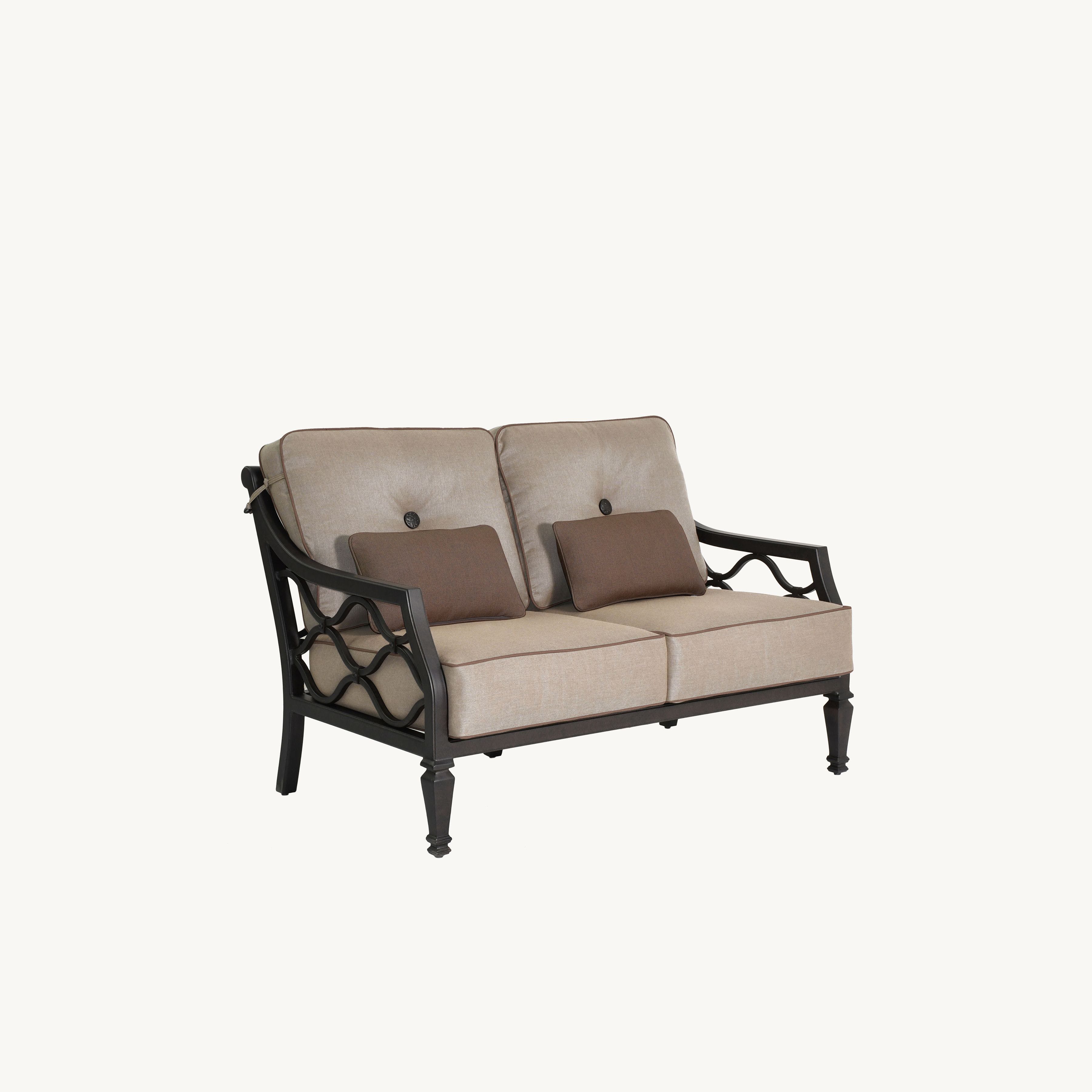 Villa Bianca Cushioned Loveseat By Castelle