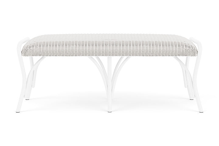 Settee Ottoman with Padded Seat By Lloyd Flanders