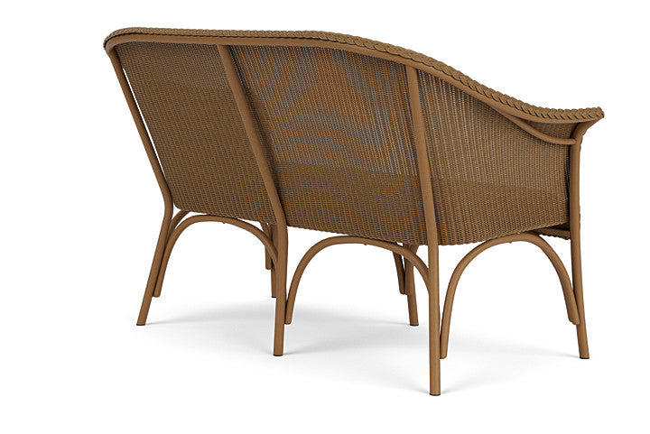 All Seasons Settee with Padded Seat by Lloyd Flanders