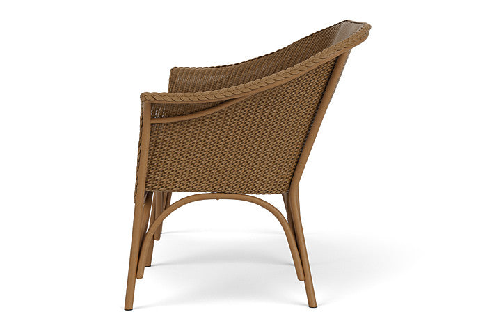 All Seasons Settee with Padded Seat by Lloyd Flanders