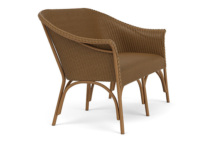 All Seasons Settee with Padded Seat by Lloyd Flanders