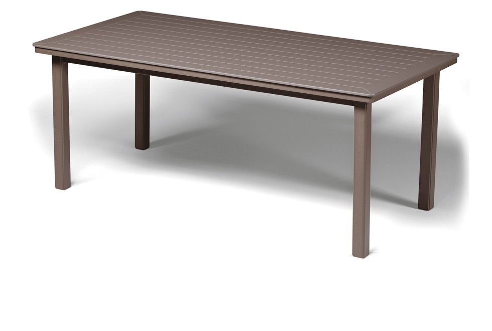 42" x 84" Rectangular MGP Slat Top Table By Telescope Casual