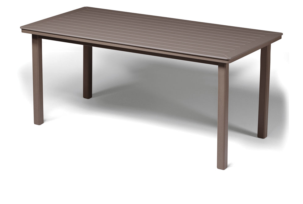 42" x 84" Rectangular MGP Slat Top Table By Telescope Casual