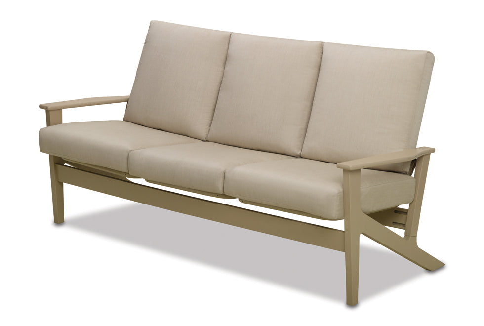 Chat Height Three-Seat Sofa  By Telescope