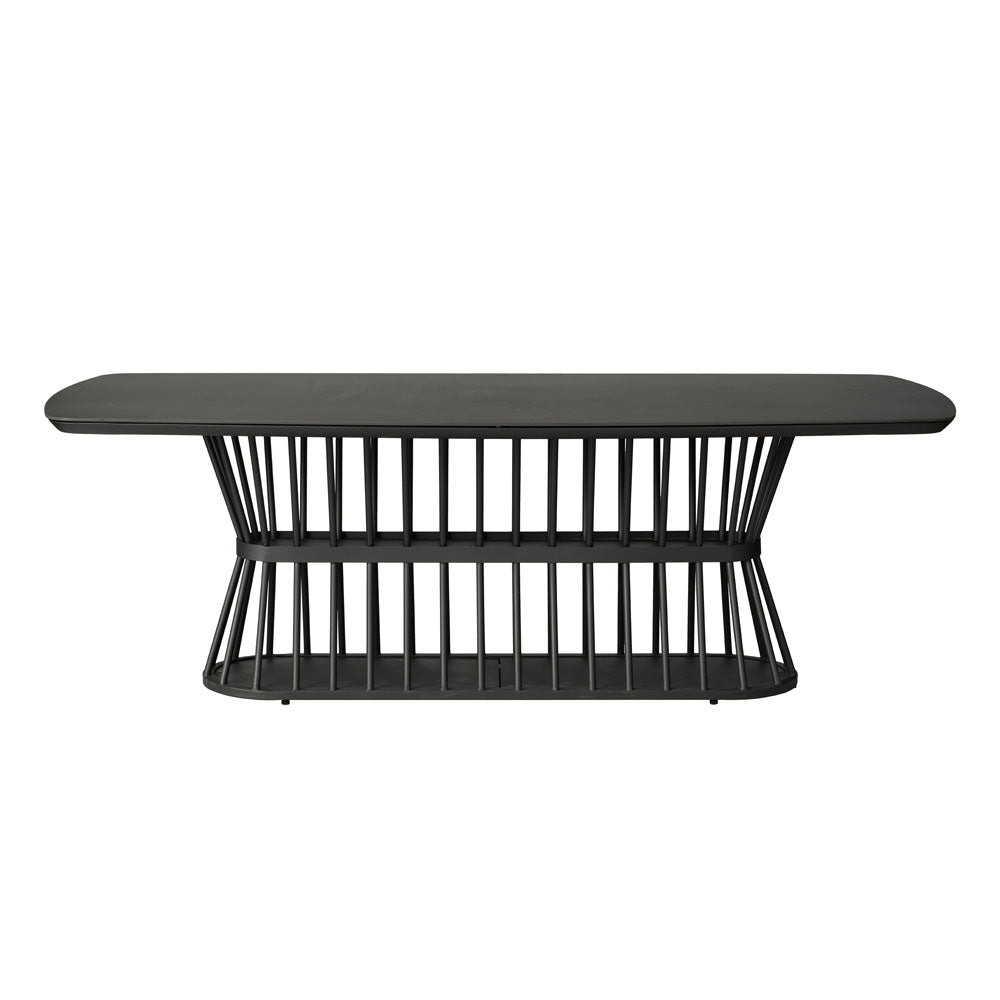 Escape 86.5" Boat Shaped Dining Table by Lloyd Flanders