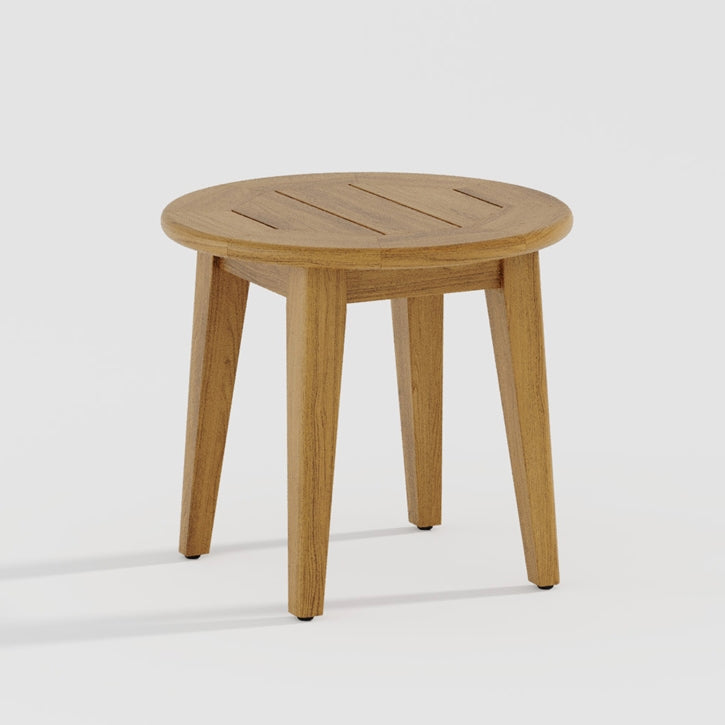 Teak Palma 22" Round End Table by Tropitone