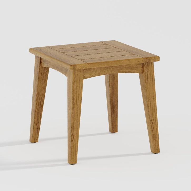 Teak Palma 20" Square End Table