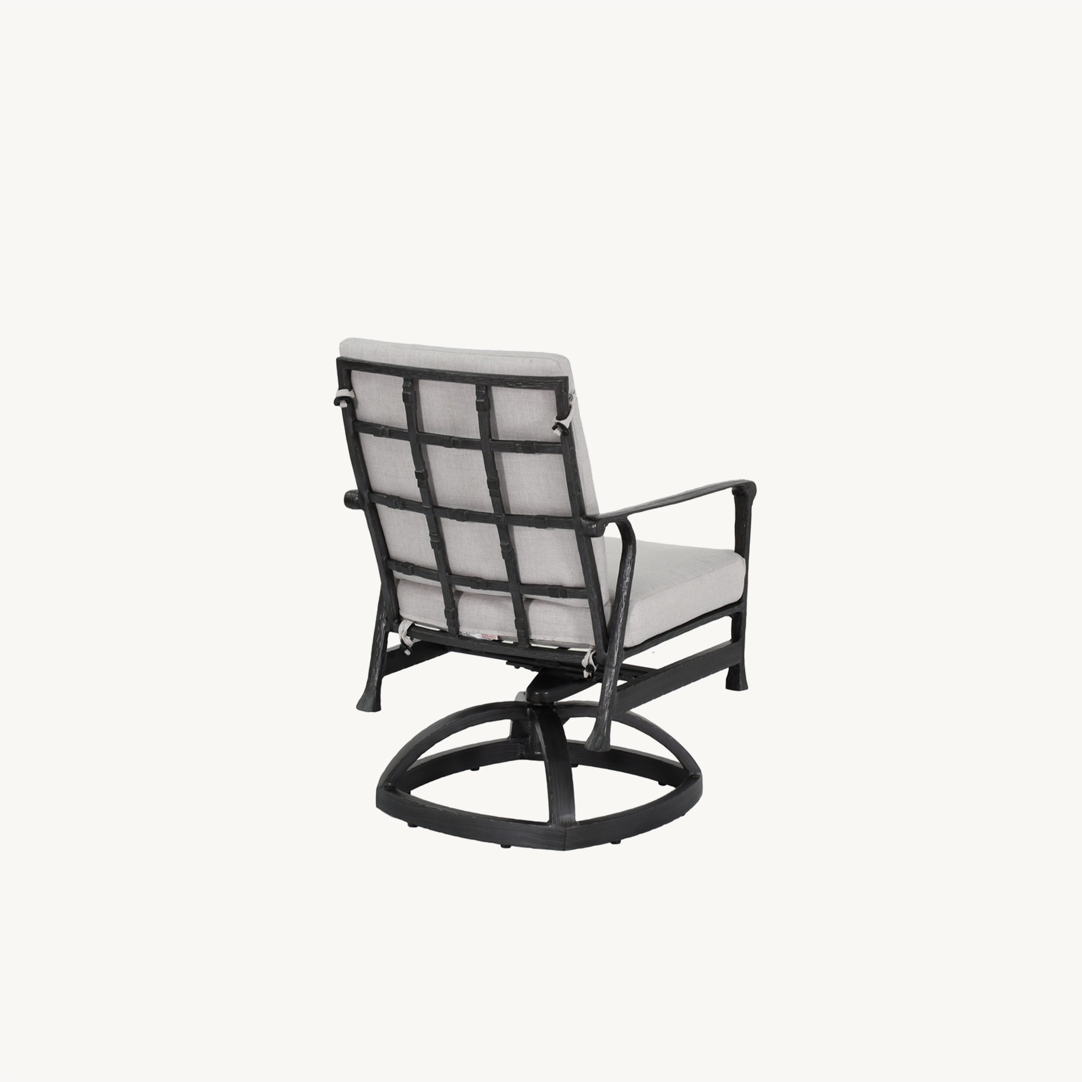 Marquis Formal Arm Dining Swivel Rocker By Castelle