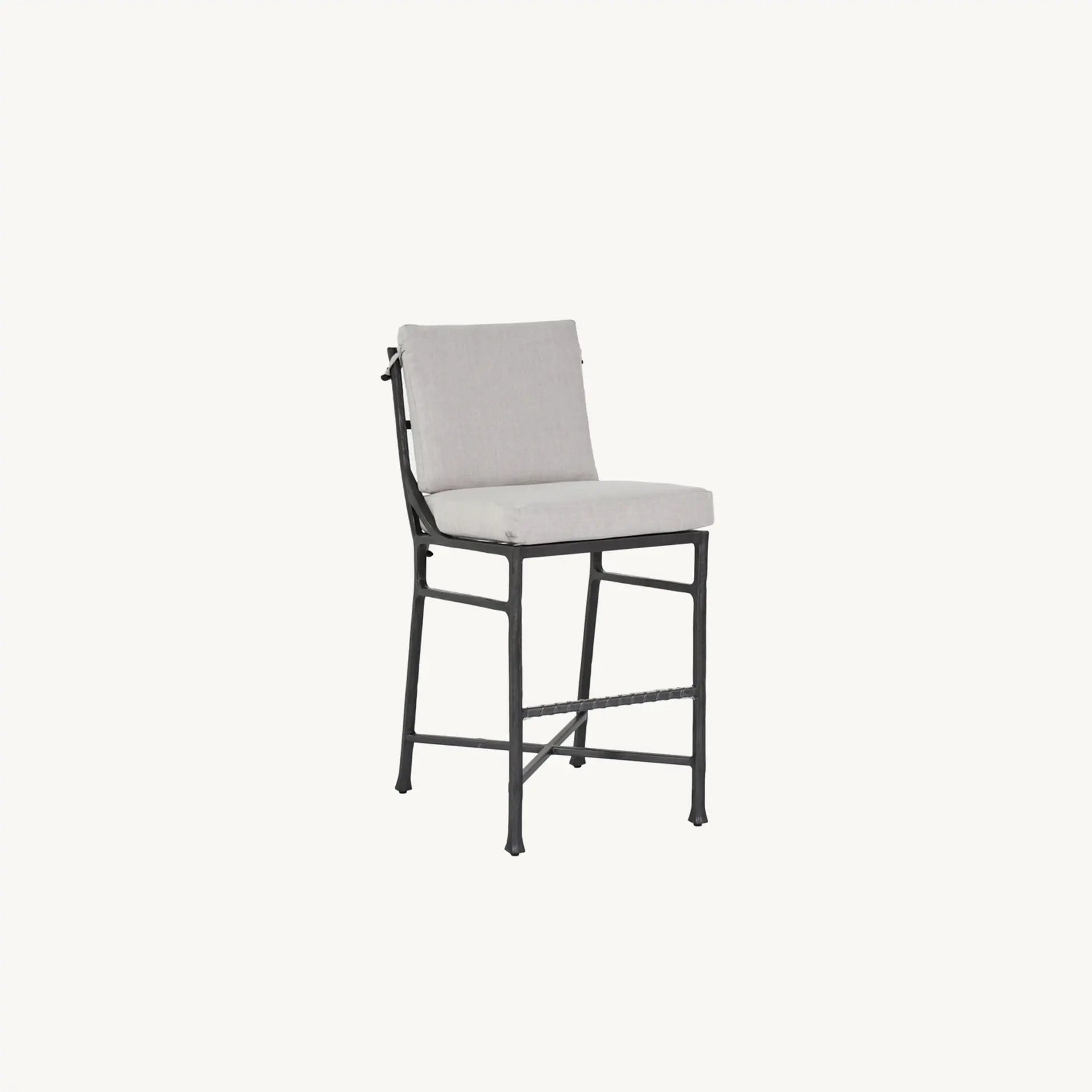 Marquis Cushioned Armless Bar Stool By Castelle
