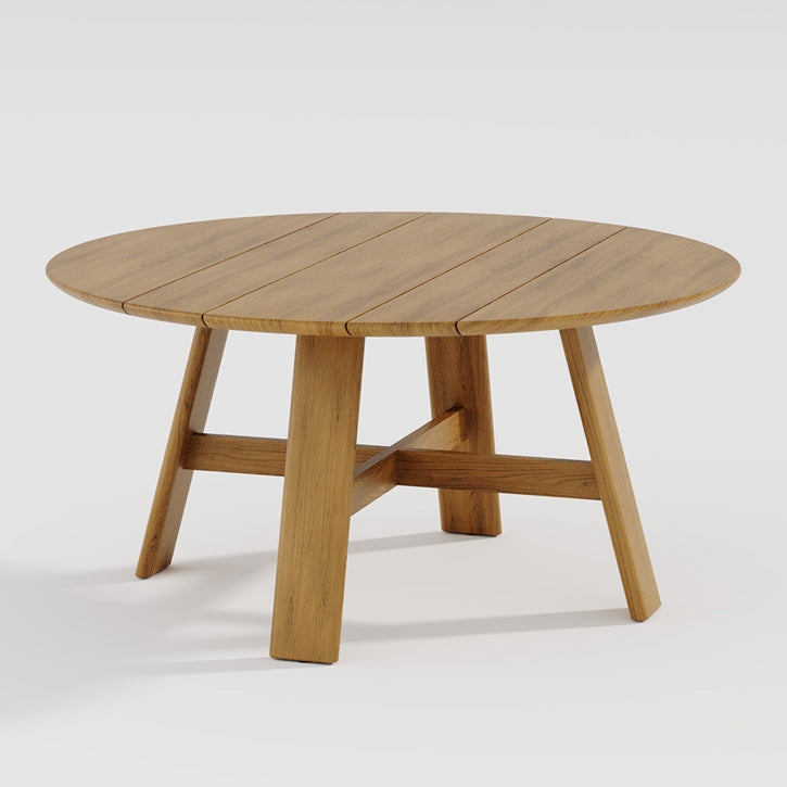 Teak Octa 60" Round Dining Table by Tropitone