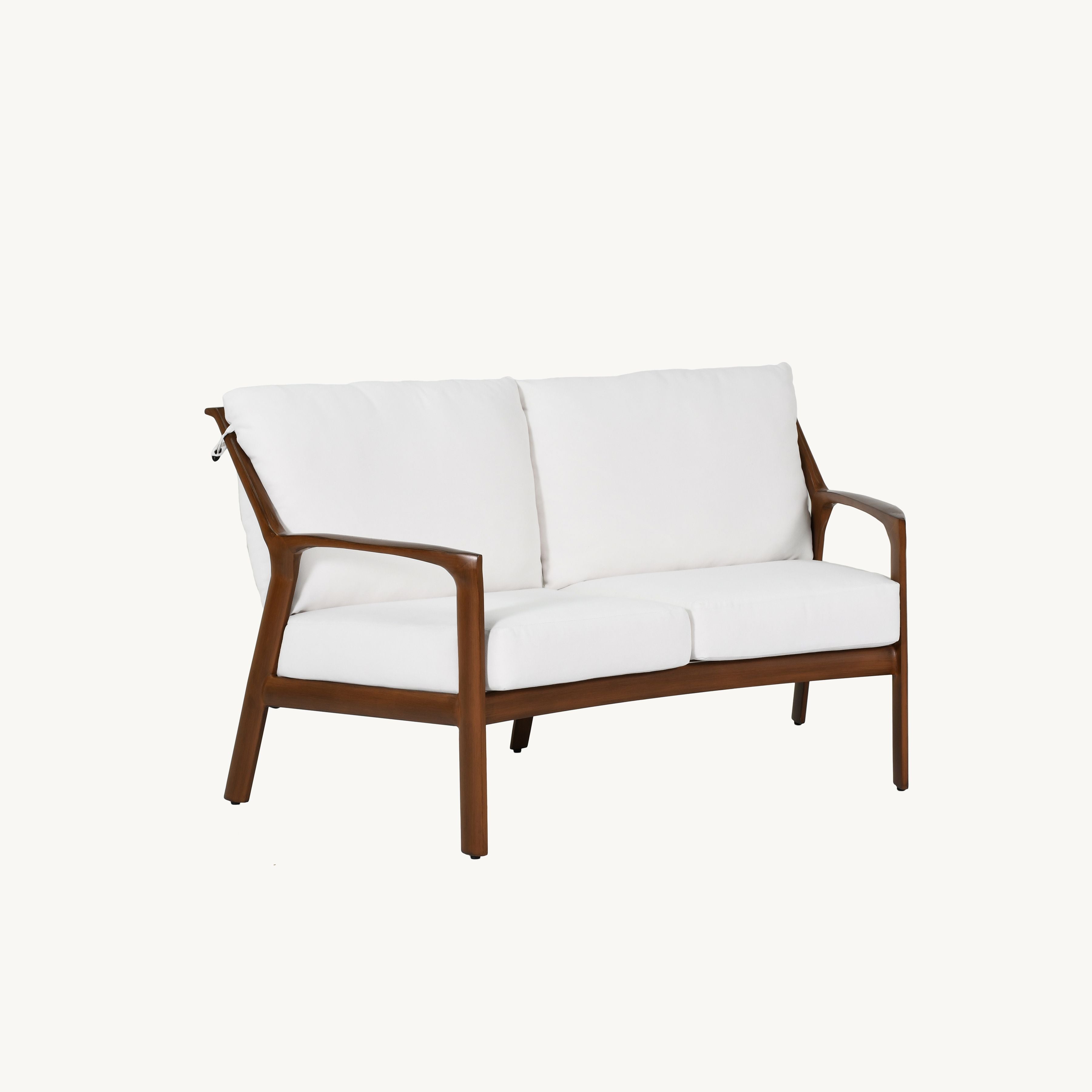 Berkeley Cushioned Crescent Loveseat By Castelle