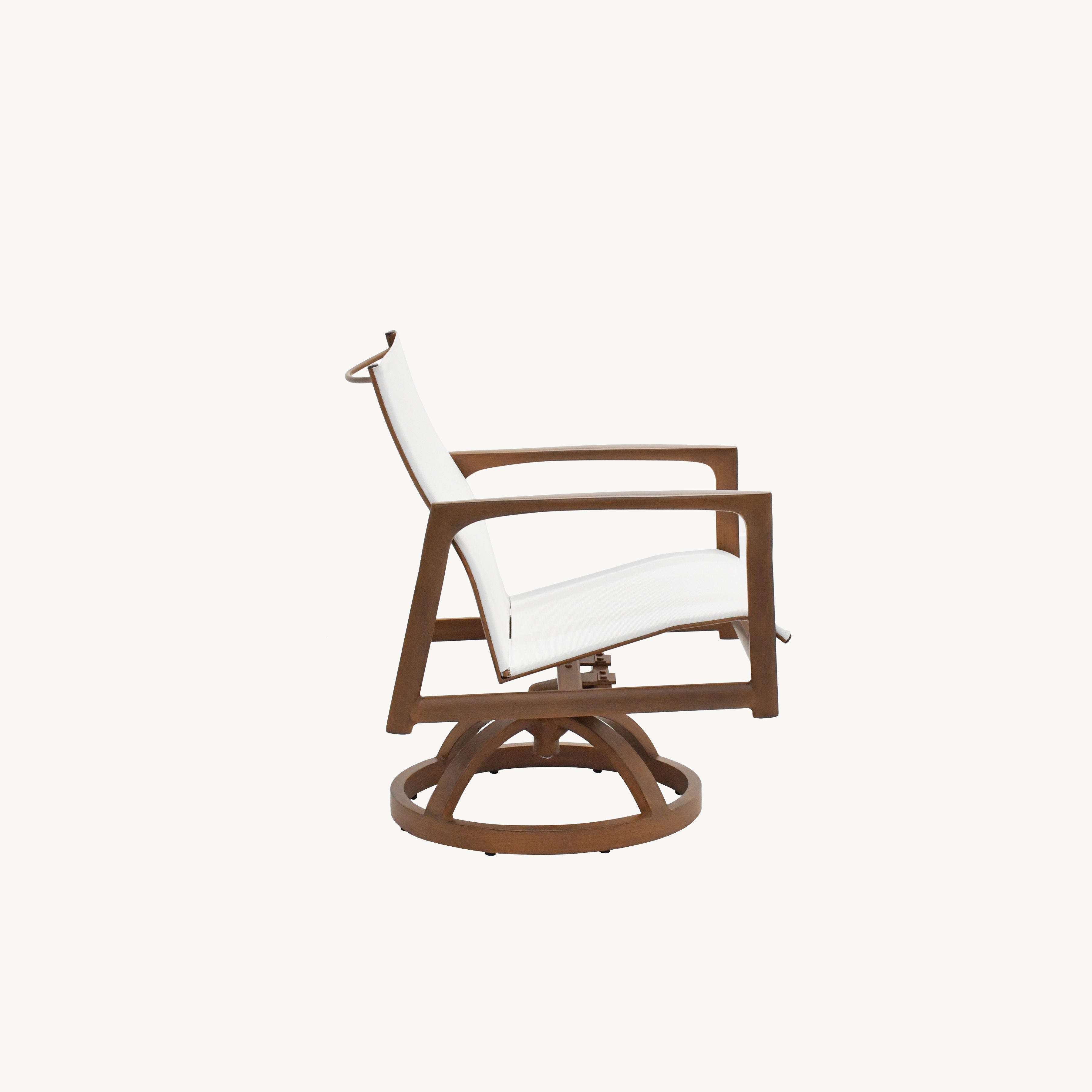 Berkeley Sling Dining Swivel Rocker By Castelle