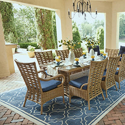 Magnolia Armless Dining Chair Replacement Cushion by Lloyd Flanders