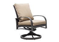 Martinique Cushioned Dining Swivel Chair Replacement Cushion by Patio Renaissance