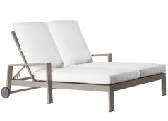 Avery Double Chaise W/Wheels Replacement Cushion by Patio Renaissance 