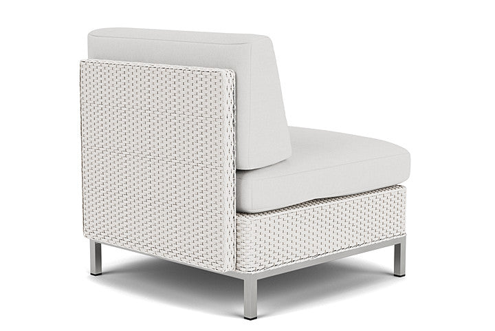 Elements Left Arm Lounge Chair with Loom Arm and Back By Lloyd Flanders