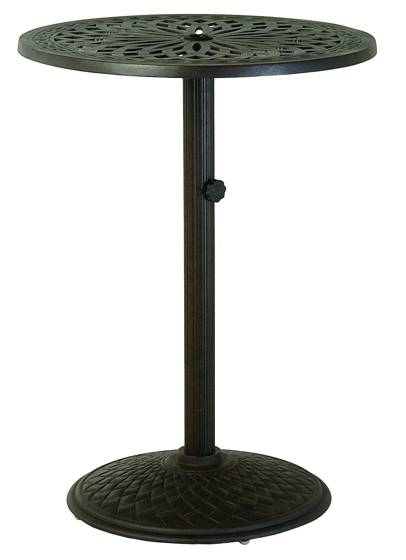 Mayfair 30" Round Pedestal Counter Table (Desert Bronze)