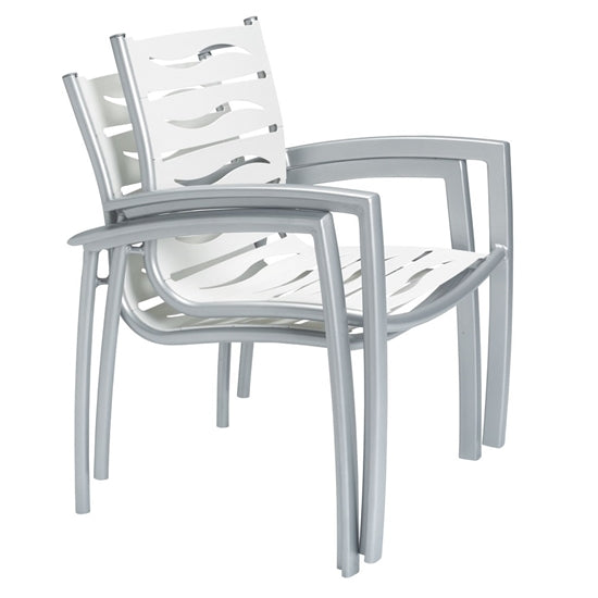 South Beach Dining Chair Wave Segment by Tropitone