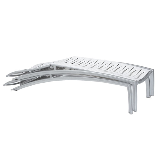 South Beach Armless Chaise Lounge Wave Segment by Tropitone