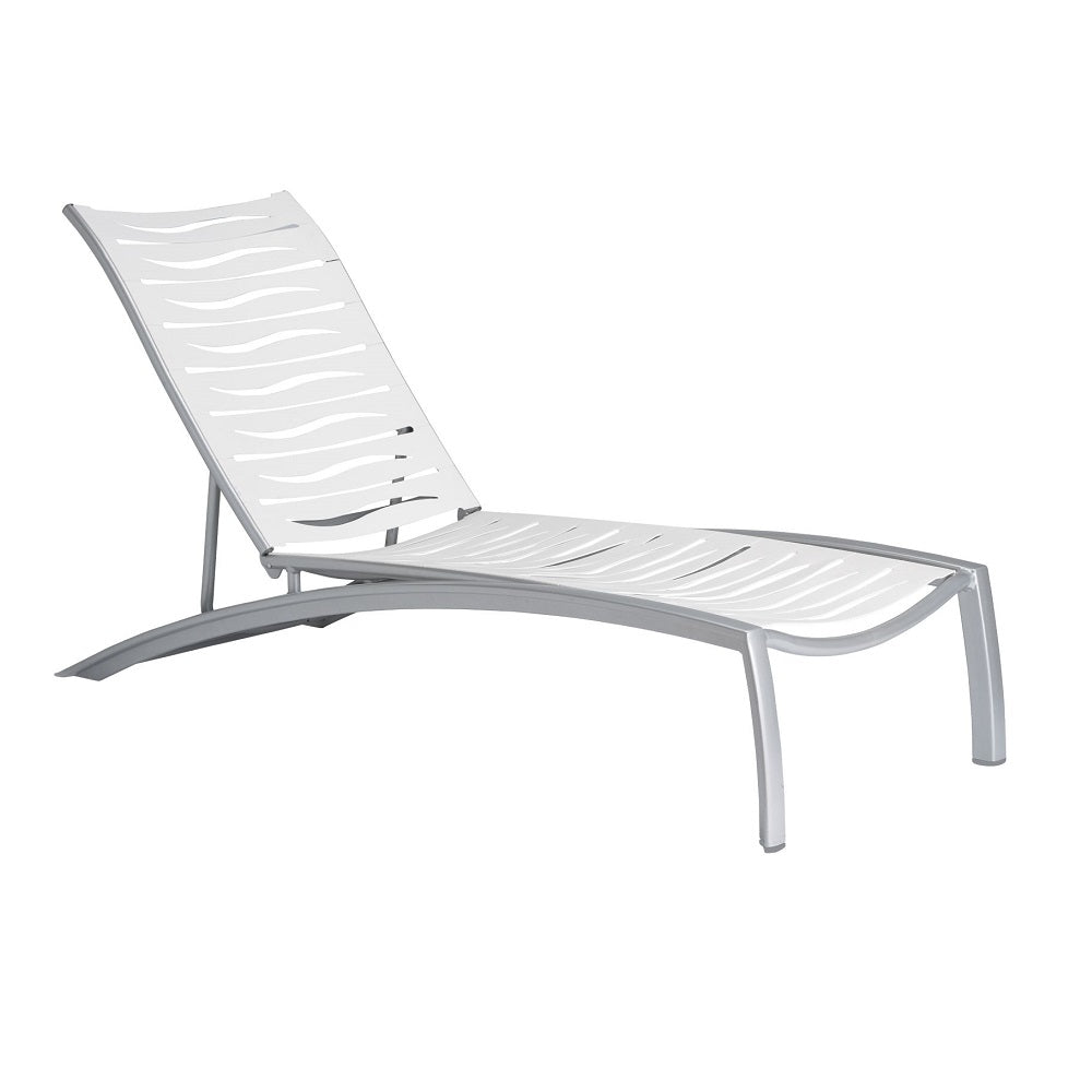 South Beach Armless Chaise Lounge Wave Segment by Tropitone
