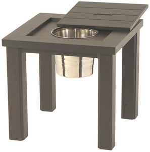 Sherwood 24" Square Ice Bucket Side Table