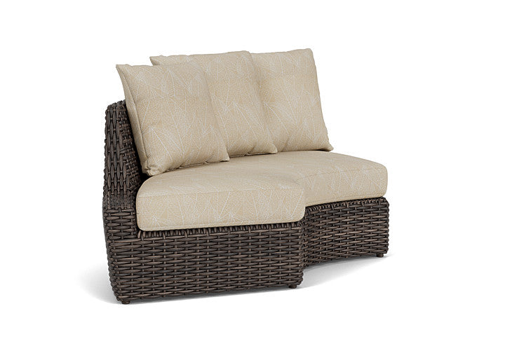 Largo Right Arm Curved Sofa Sectional by Lloyd Flanders