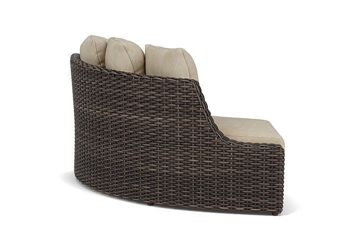 Largo Right Arm Curved Sofa Sectional by Lloyd Flanders