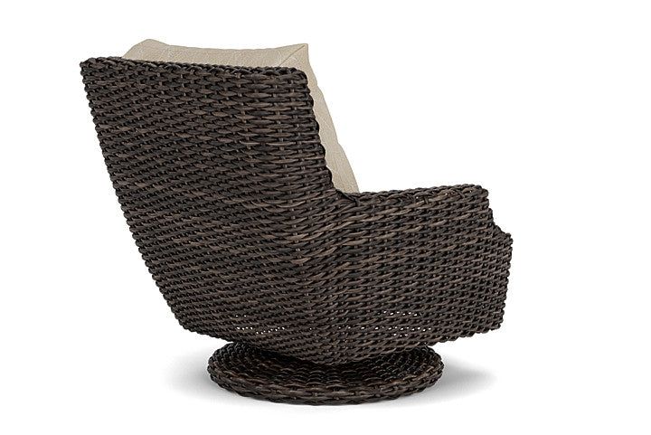 Largo High Back Swivel Rocker Lounge Chair by Lloyd Flanders