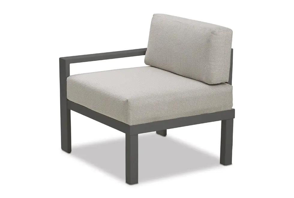 Larssen Cushion End Arm Club Sectional Chair by Telescope Casual